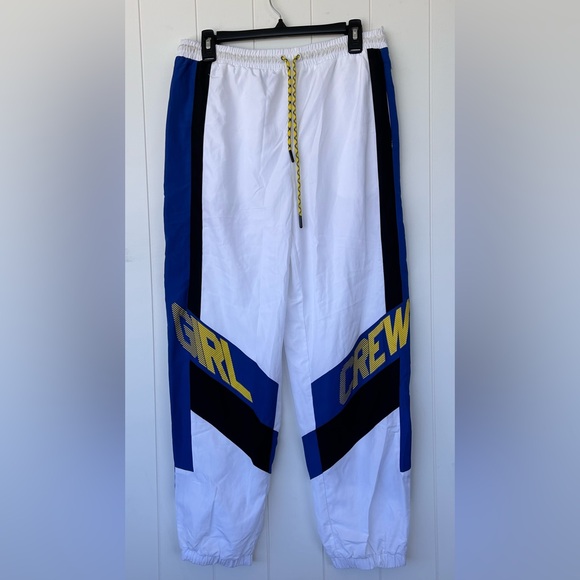 Forever 21 Pants - Forever 21 Girl Crew Track Pants Elastic Waist/Cuffs‎ Tie Waist Size Large